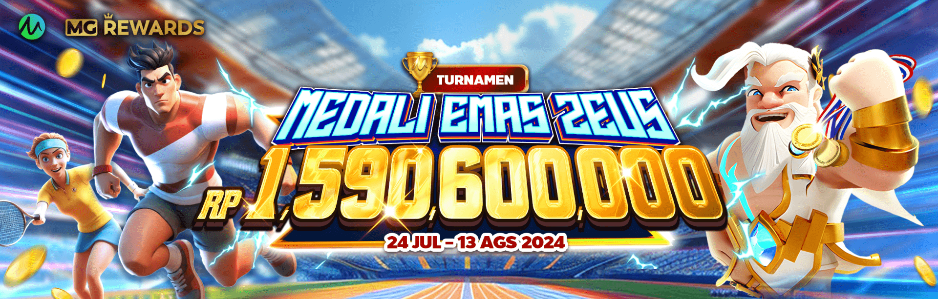 MICROGAMING – TURNAMEN MEDALI EMAS ZEUS !